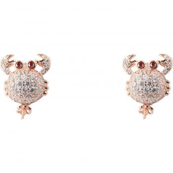 Lancaster Orecchini JLA-EAR-CRAB2 White / Ip Pink One Size
