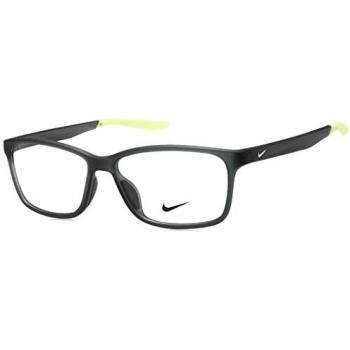 Nike 7118 037 Grey Squared Eye Glasses (Unisex)