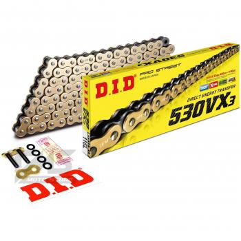 DID 530-116Vx3 X-Ring Chain Gold for 2014-2016 Honda CBR 1000 RR SP
