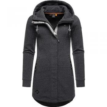Letty – Giacca di felpa nero sfumato (Ragwear)