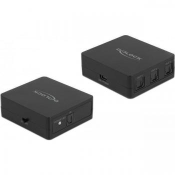 Delock Répartiteur Audio S/PDIF TOSLINK 1 In 3 Out