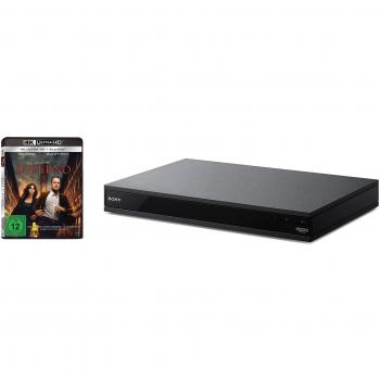 Sony UBP-X800 4K Blu-ray Disc Player Bundle (High-Resolution Audio, Hi-Fi Qualität, Multi-Room, Bluetooth) schwarz