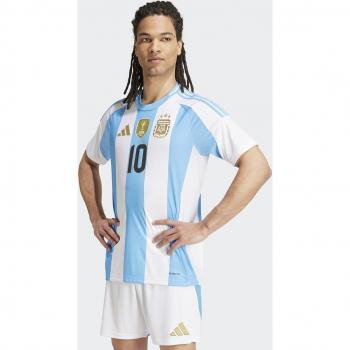 Maglia Adidas Argentina 2024 Messi Home Uomo Bianco