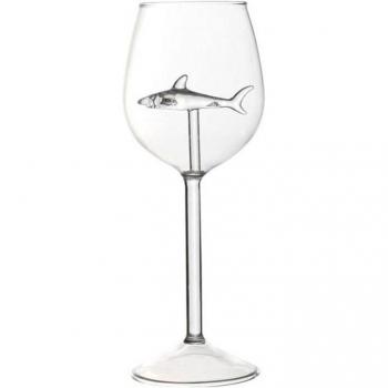 Shark Wedding Party Wine Glass
