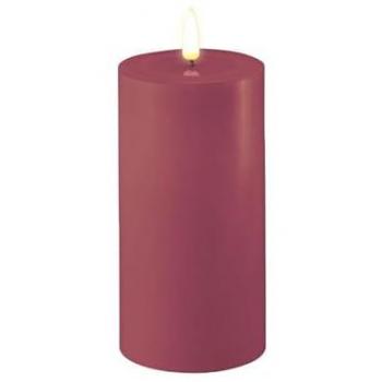 LED Blockljus i Magenta 7,5 x 15 cm