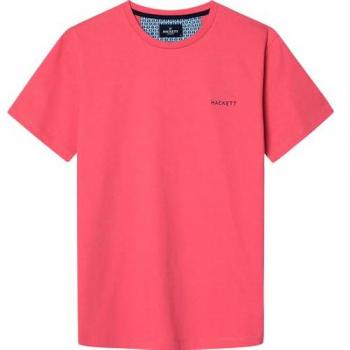 Short Sleeve Hackett Swim Trim Arch T-Shirt in Light Fuchsia Pink (L)