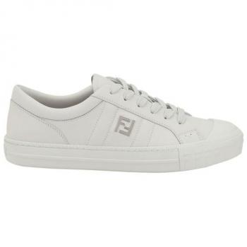 Fendi Men’s Domino Sneaker Collection – Size 7, Off‑White Finish