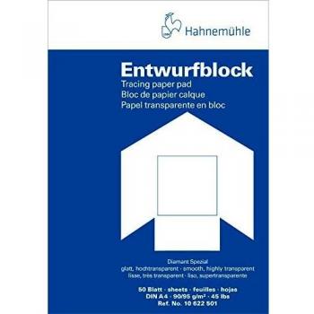 Transparentpapierblock A4 90/95g transp