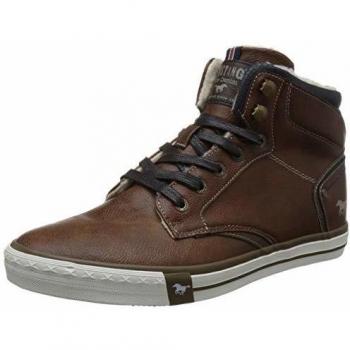 MUSTANG Herren Schnürstiefelette 4072-602 Warmfutter, Braun