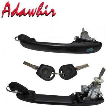 VW Sharan 1995 Door Handle with Lock Cylinder, 2PCS, 33MM Pin Length