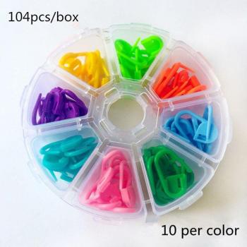 Locking Stitch Marker Clips for Crochet