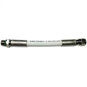 Latiguillo METALSUB para manómetro, 18 cm, Blanco