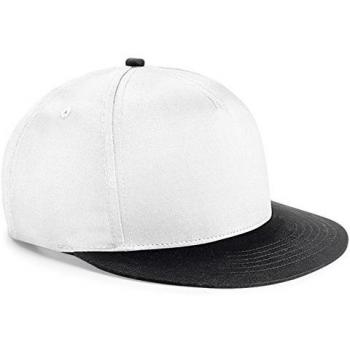Beechfield Snapback for Teens – White/Black