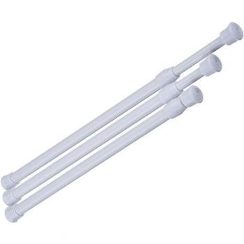 Telescopic Spring-Loaded Bathroom Curtain Rail