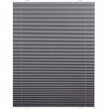 Haftfix Plissee grau 80x130 cm