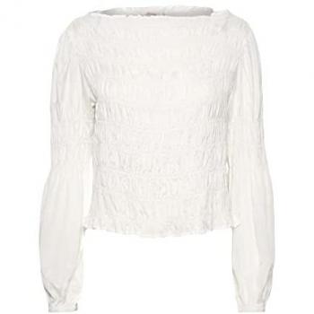 Cream, Blouses, female, White, Size: M