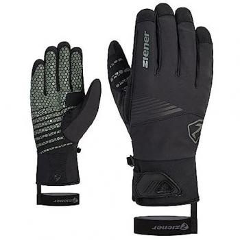 Multisporthandschuhe ZIENER GYRNO Gr. 9,5, grau (graugrün), Herren, Kunstfaser, Handschuhe
