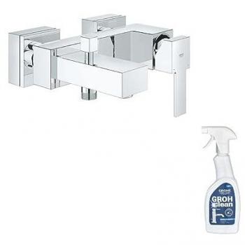Mezclador para bañera y ducha Grohe Quickfix Sail Cube + GrohClean