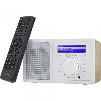 Renkforce RF‑IR‑MONO1: Holz‑Bluetooth‑Internetradio