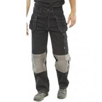 Beeswift Kington Multi Purpose Pocket Trousers Black 44 KMPTBL44