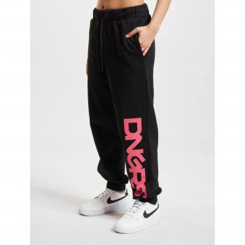 Black Basic Trust Sweat Pants for Men by Dangerous Dangers, Medium