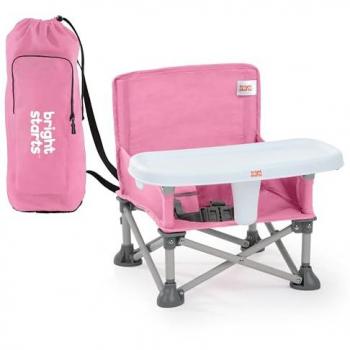 BRIGHT STARS Rehausseur de chaise vert pliable nomade voyage Léger facile