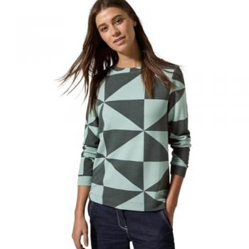 Cecil Langarmshirt mit grafischem Muster