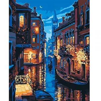 WONZOM: Kit per Dipingere ad Olio 16x20, Senza Cornice