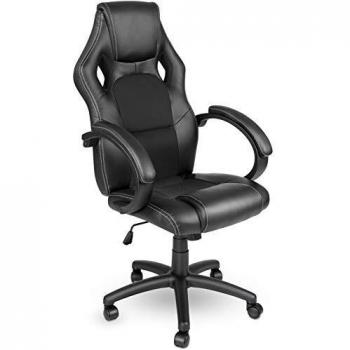 Sedia TRESKO Poltrona ufficio Racing Nero