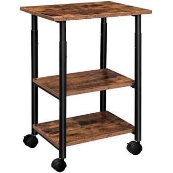 HOOBRO 3-Tier Printer Stand Rolling Cart