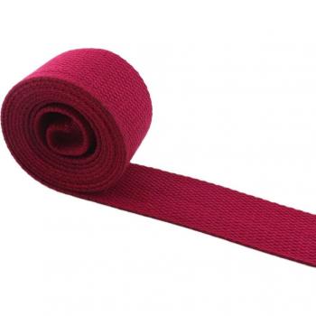 32MM Thick Plain Color Polyester Cotton Canvas Webbing Strap for DIY Clothing and Accessories