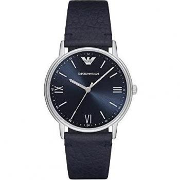 Emporio Armani Kappa Montre Homme 32mm Cuir Bleu