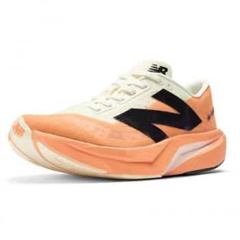 New Balance FuelCell Rebel v4 – Chaussures de Running Femme 39 (Blanc, Corail, Orange)