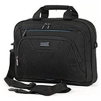 American Tourister AT‑Work Aktentasche für Laptop – 13,3–14,1 Zoll, 39 cm, 10 L, Schwarz