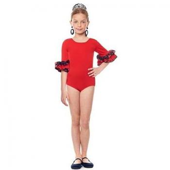 Maillot infantil Partilandia con vuelo lunar rojo