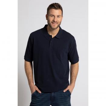 Maglia polo blu uomo, cotone, mezze maniche, taschino, taglia L, fino a 8XL, JP1880