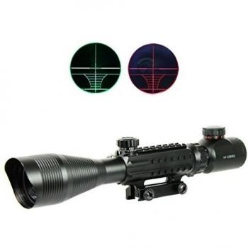 Optica 4-12X50 Miras Tácticas RGB con Montaje Lateral y Rail System