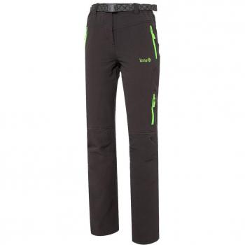 Izas Osaže Damen‑Fit Hosen – Schwarz/Light Green – M