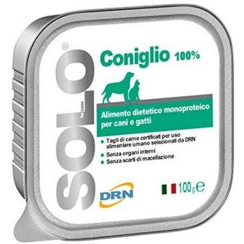 DRN SOLO CONIGLIO MONOPROTEICO DA 100 GR IN VASCHETTA