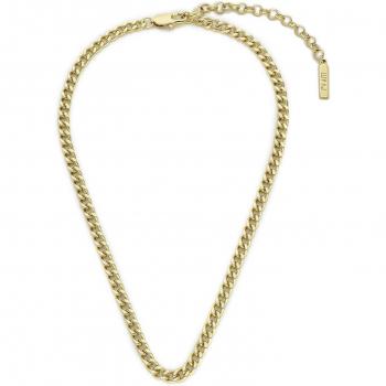 Goldfarbene Halskette Luv AJ Curb Chain (5mm) CORE22-N-CSCC-G