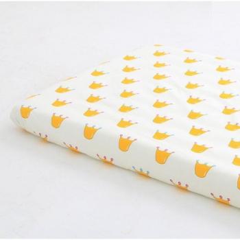 Newborn Cradle Fitted Sheet Soft Cotton Cartoon Print 120*65cm