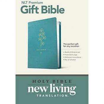 Premium Gift Bible NLT (Red Letter, Leatherlike, Teal): New Living Translation Teal Leatherlike