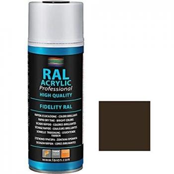 Spray de Pintura Acrílica 400ml Marrón Sepia RAL 8014