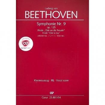 Symphonie Nr. 9. Finale (Klavierauszug XL zu allen gängigen Ausgaben): Ode an die Freude.op. 125,4, 1815-1824