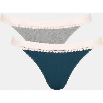Bipack tanga Sloggi GO blu e grigio