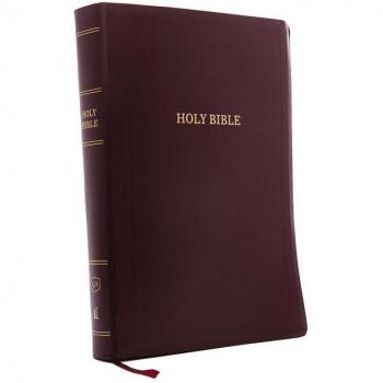 Super Giant Print Burgundy Indexed KJV Reference Bible