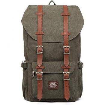 Sac de randonnée KAUKKO 22 L, compartiment 15 portable, vert militaire