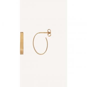 Pendientes Donna en plata de ley 925 con chapado en oro de 18kt