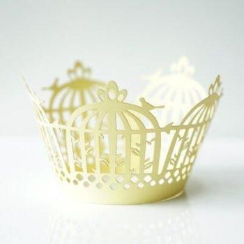 Soporte decorativo para cupcakes 6x8cm, 10 piezas