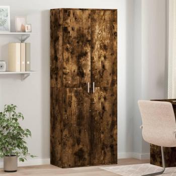 VidaXL Engineered Wood Highboard in Smoked Oak 70x35x180 cm